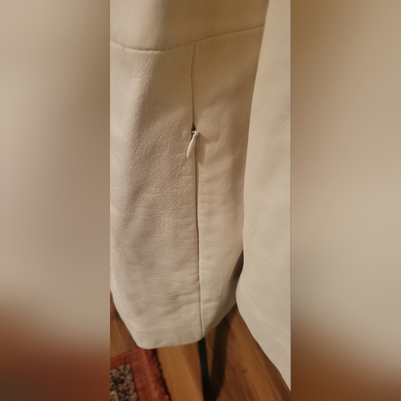 Women's Wilsons Pelle Studio White/Cream Leather Blazer, Coat - Picture 9 of 10